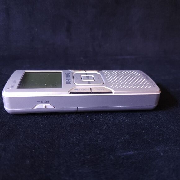 Used Philips Voice Tracer 660 Digital Recorder Model 660 Silver / 1GB For Parts - Picture 4 of 8